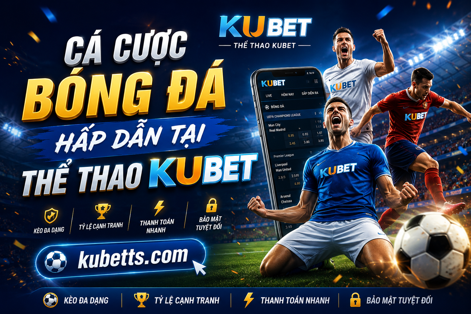 THỂ THAO KUBET – Nền tảng cá cược thể thao trực tuyến hàng đầu THỂ THAO KUBET – Nền tảng cá cược thể thao trực tuyến hàng đầu